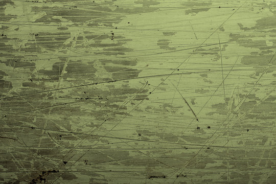 Green grunge background with scratches