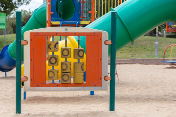 children's slides and playgrounds