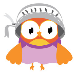 Vector Set of Thanksgiving Themed Owls