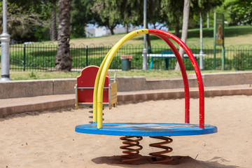 children's slides and playgrounds