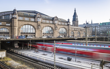 Fototapeta premium Hamburg Main Station 