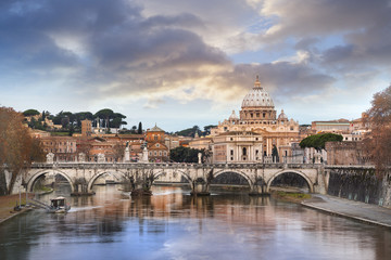 Obraz premium Basilique Saint Pierre de Rome Vatican Italie