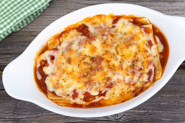 homemade pasta lasagna