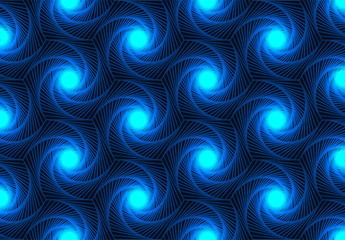 light Hexagon pattern lines