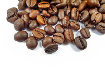 coffee beans isolated