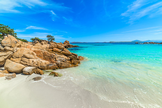 Fototapeta Capriccioli beach inSardinia