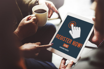 Register Registration Enter Apply Membership Concept
