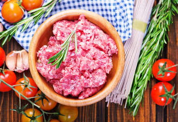 raw minced meat