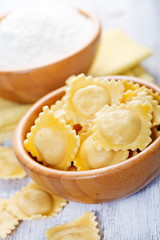 raw ravioli
