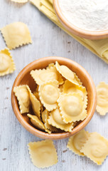 raw ravioli