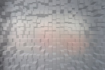 Abstract grey blocks background 
