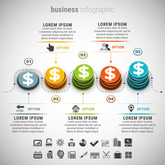Business infographic. File contains text editable AI, EPS10,JPEG and free font link used in design.
Created with blend. Easy to adjust the height for each element.
