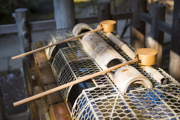 Temizuya : water ablution pavilion for a purify the soul
