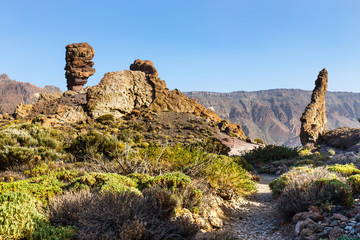 Roques de Garcia, Teide National Park, Tenerife, Canary Islands, Spain