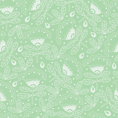 Floral seamless pattern background.