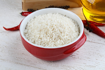 Raw rice
