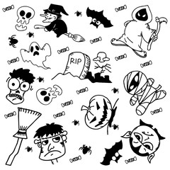 Doodle Halloween for kids