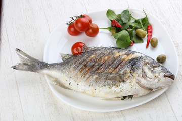 Grilled dorado