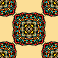 round seamless pattern