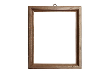 isolated wood frame