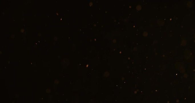 bonfire hot slow sparks macro footage slow motion, 4k prores