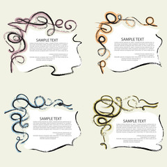 Decorative elements, angle design