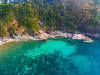 Aerial view Koh Phangan Thailand