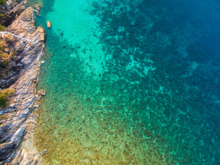 Aerial sea view Thailand