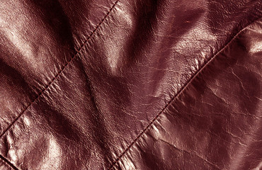 Abstract brown leather texture