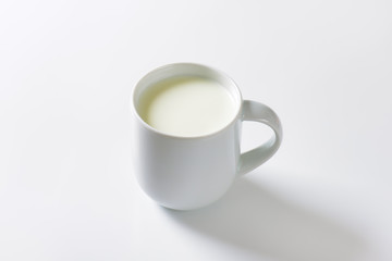 Mug of fresh milk