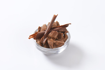 chocolate pieces