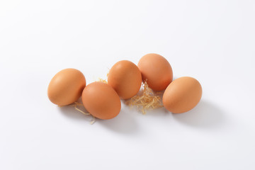 brown eggs