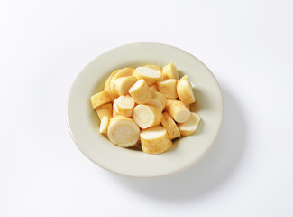 sliced root parsley