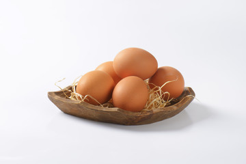 brown eggs