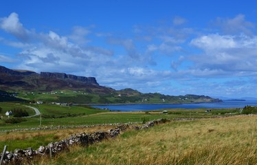 The Isle of Skye close to the village of Staffin.