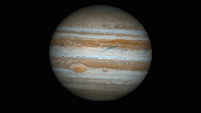 Planet Jupiter animation