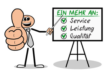 Ein Mehr an Service,Leistung,Qualität
