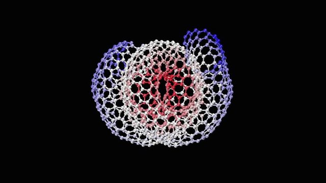 Animation of nanohelix