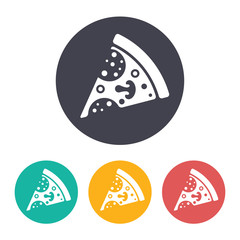 Vector pizza icon 