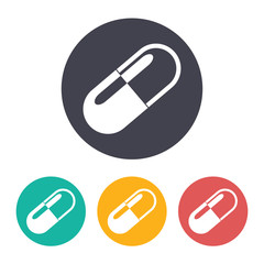 Vector pill icon 