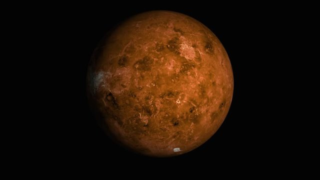 Planet Venus animation