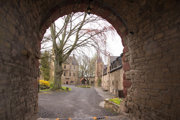 entrance of castle mansfeld