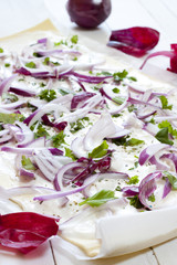 French onion tart