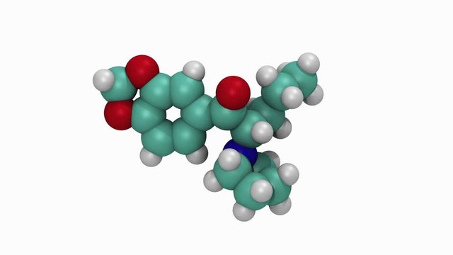 Psychoactive drug (bath salts) molecule