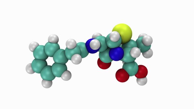 Antibiotic (penicillin) molecule