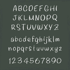 アルファベット・黒板