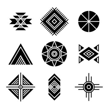 Native American Indians Tribal Symbols