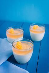 Tangerine Panna cotta