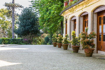 Obraz premium Villa Pallavicino, Stresa Piedmont, italy 17 April 2015