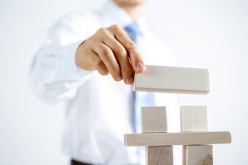 Concept of business hierarchy and human resources